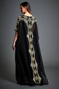2024 nueva moda Islámica estilo musulmán Dubai Abaya mujeres Oriente Medio árabe bordado caliente vestido marroquí para damas Abaya - Product Image 2