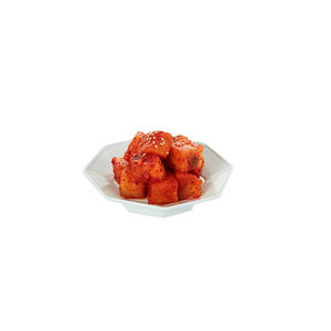 (Komoplus)- KKAKDUGI (10kg) Kimchi de alta calidad con sabor crujiente en Corea picante y dulce con rábano blanco KOTRA - Product Image 3