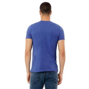 T-shirt col rond coupe régulière pour homme, tricoté à manches courtes, confortable, léger et décontracté, streetwear de tous les jours - Product Image 3