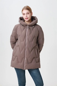 Veste d'hiver décontractée pour homme, couleur olive, écologique, respirante, avec poches, coupe-vent, épaisse, en polyester, fermeture éclair - Product Image 4