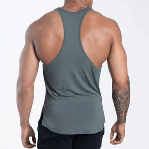 Camiseta de entrenamiento de tela transpirable para hombre, camisetas sin mangas para gimnasio - Product Image 6