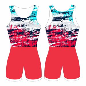 Impression 3D de lutte uniforme personnalisé de haute qualité pas cher hommes lutte Singlet femmes lutte Singlet - Product Image 5