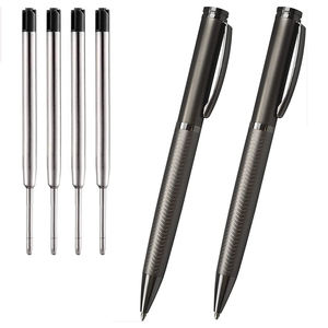 Customized Business Metal Ball <strong>Pens</strong> New <strong>Gun</strong> Black 1.0mm Smooth Writing Fancy Logo Nice Metallic <strong>Pen</strong>