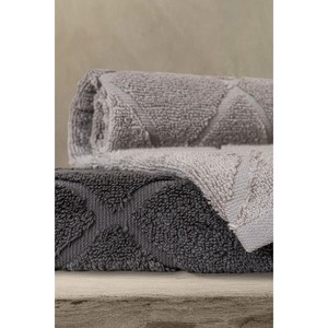 Varol Voli Series 30x50cm Micro Cotton 3-Piece Rectangle Face Towel Set V1V2 Solid Color Jacquard Skin-Friendly Fast Drying - Product Image 4