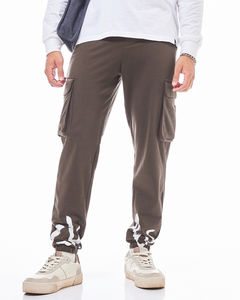 Venta al por mayor de pantalones Cargo Jogger impresos para hombre y pantalones casuales de algodón transpirable fabricante de pantalones de calle OEM ODM secado rápido - Product Image 1