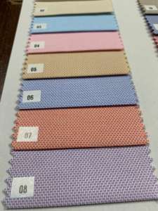 Fourniture directe d'usine 58 largeur poly coton tissus pour chemises tissés de style uni pour garçons et filles chemises et vêtements décontractés - Product Image 2