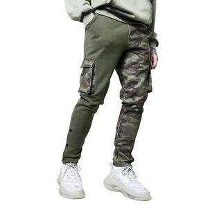 กางเกงเล่นยิมของผู้ชายกางเกงวอร์มลำลองแนวสตรีทสวมใส่สบายสำหรับวิ่งจ๊อกกิ้งเอวกลางมีเชือกผูก - Product Image 2