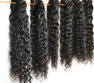 ผมต่อทำจากผมมนุษย์สำหรับต่อผมผมยาวแบบไม่ผ่านกระบวนการผมตรงผมต่อใน100% ธรรมชาติ - Product Image 1