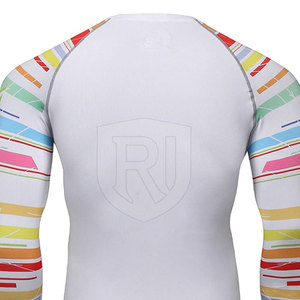Top Qualité Meilleure Vente MMA Rash Guard Nouveau En Stock Taille Personnalisée Vêtements De Sport MMA Rash Guard - Product Image 5