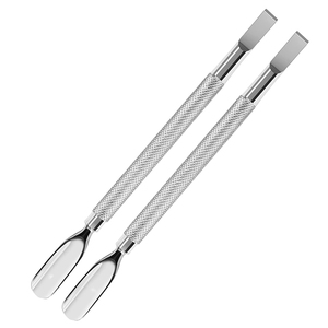 ที่ดันเล็บทำเล็บหนังกำพร้าแบบสองปลายสแตนเลสใช้ซ้ำได้ - Product Image 6