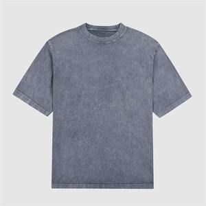 Nueva camiseta gráfica personalizada unisex de alta calidad a la moda, diseño de lavado ácido de gran tamaño, 100% algodón transpirable para la moda americana - Product Image 5