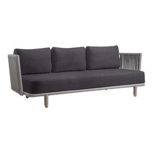 Moments Contemporary 3-Seater <b>Rattan</b> <b>Sofa</b> - Product Image 4