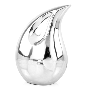 Teardrop Adult Cremation Urns Handcrafted Polished Brass American Style Eco-Friendly High Quality <b>Keepsake</b> Adult Funeral Urns - Product Image 1