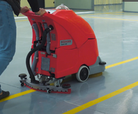 Nouvelle grande balayeuse manuelle autoportée de 60 L pour le nettoyage des sols, polisseuse et laveuse de sols en plastique, stérilisante/désinfectante