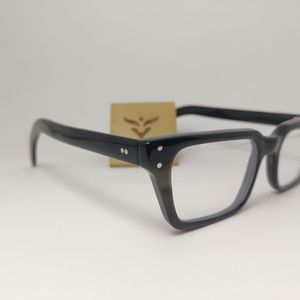 แว่นตาฮอร์นขอบสีดำของแท้และมี15สีธรรมชาติสองหมุดและสามหมุดปรับแต่งได้ - Product Image 6