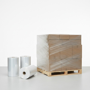 High Quality Jumbo Stretch Film LDPE Large Roll <b>Pallet</b> <b>Wrap</b> Film Factory Wholesale Supply - Product Image 3