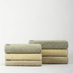 Juego de Toallas de Algodón Zero Twist de 2 Piezas, para Cara y Baño, Suaves, Lisas y de Alta Absorbencia, Aptas para Uso en el Hogar y Hoteles - Product Image 1