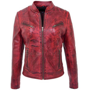 Winter Warm Genuine Leather <b>Jacket</b> Casual Wear <b>Lightweight</b> <b>Women</b> Leather <b>Jacket</b> In Reasonable Price - Product Image 1