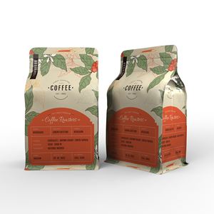 Мешок для упаковки кофейных зерен с клапаном, герметичная алюминиевая фольга для хранения продуктов, многоразовый пакет на молнии, пластиковая упаковка, кофейный мешок - Product Image 3