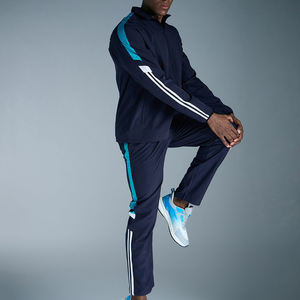 Chándal cortavientos personalizado para hombre, chaqueta de poliéster con cremallera de dos piezas y pantalón, chándal, traje de jogging para hombre - Product Image 5