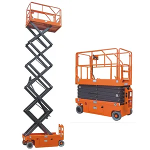 Plataforma Elevadora de Tijera Autopropulsada, Estación de Trabajo Elevada Hidráulica, 300 kg, 6 m, 8 m, 10 m, 12 m, 14 m, 16 m - Product Image 1