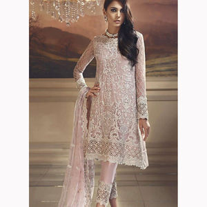 ชุดมุสลิมสไตล์อินเดียแบบดั้งเดิมชุดเดรสสไตล์อิสลามจาก lehenga choli ดีไซน์ทำด้วยมือ - Product Image 3