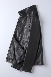 Vente en gros 2025 Veste en cuir de vachette de qualité supérieure pour homme, style vintage, délavée, véritable cuir de qualité supérieure, meilleure mode - Product Image 5