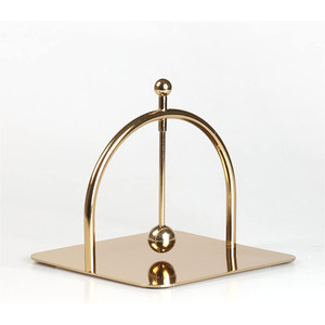 Meilleure vente Écologique Moderne Designer Fer Porte-Serviettes Intérieur Extérieur Comptoirs Table À Manger Ambiance Métal Partie - Product Image 5