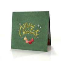 Nuevo Diseño de tarjeta emergente de Navidad 2025 Diseño personalizado 3D Saludo Pop up Tarjetas multicapa OEM/ODM Proveedor de Vietnam