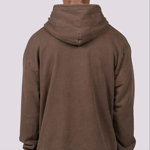 2025 personalizado al por mayor personalizado 100% algodón pulóver con capucha con bolsillo de canguro para invierno personalizado Casual Sudadera con capucha para Unisex - Product Image 3