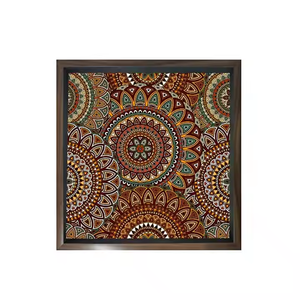 ถาดไม้สำหรับตกแต่งโต๊ะอาหารและใช้ในครัวถาดเสิร์ฟอาหาร (ขนาด8X8นิ้ว) มีวางจำหน่ายที่นี่ - Product Image 1