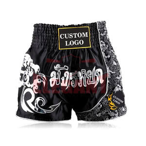 Logo personnalisé Muay Thai Boxing Shorts Kickboxing Fight Wear Short de boxe Muay Thai respirant personnalisé par Elegant Sports - Product Image 1