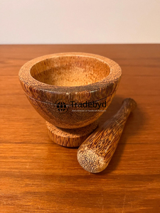 Tradebyd เครื่องบดเครื่องเทศทำจากไม้ระดับพรีเมียม okhli ใช้บดเครื่องเทศงานทำมือทนทานเครื่องมือในครัว - Product Image 2