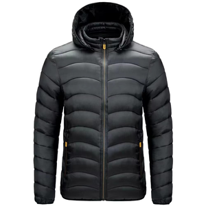Nueva Chaqueta Acolchada Brillante al por Mayor, Chaqueta de Plumón de Pato Desmontable, Chaqueta Gruesa de Invierno para Hombre, Chaqueta de Manga Larga para Hombre - Product Image 4