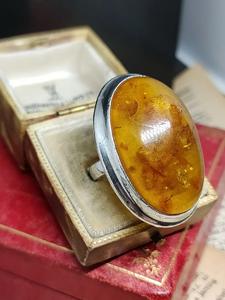 925 Sterling Silver Classic Style <b>Ring</b> Pear Cut Baltic <b>Amber</b> Gemstone Fine Wedding Bezel Setting for Women for Engagement - Product Image 6