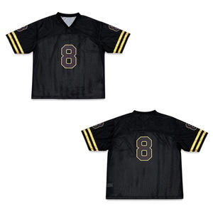 Jersey de Fútbol Americano a Precio de Fábrica, Talla Grande, Nuevo Diseño, Transpirable, Cómodo, Mangas Cortas, Técnicas de Impresión, 100% - Product Image 3
