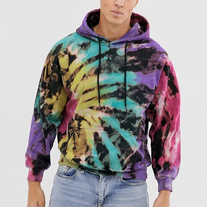 เสื้อฮู้ดซิปแบบวินเทจสีพื้นสำหรับผู้ชาย ผ้าฟลีซโพลีเอสเตอร์/คอตตอนปักลายฤดูหนาวสั่งทำพิเศษลดราคา - Product Image 4