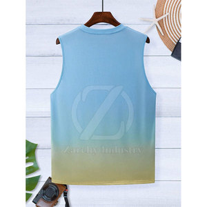 <b>Cheap</b> Price Men Knitted Sublimation Tank Top Breathable Eco-Friendly Quick Dry <b>Light</b> Weight High Quality Best Selling for Adults - Product Image 3