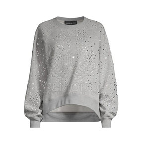 Oferta Especial: Sudaderas de Punto con Pedrería para Mujer, Estilo Urbano, Brillantes, Transpirables, Ecológicas, con Color Personalizado en la Parte Delantera - Product Image 2