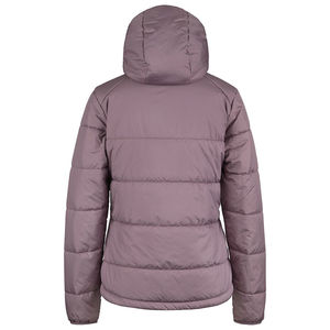Chaqueta acolchada personalizable ODM OEM para mujer, abrigo de invierno transpirable con cuello alto, abrigos teñidos lisos para mujer - Product Image 2