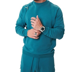 Men's Summer Plus Size Breathable Casual Two-Piece <b>Set</b> Short Sleeve T-Shirt and Shorts Wholesale - Product Image 3