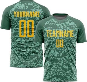 Maillot de football à col rond Vintage de haute qualité sur mesure Streetwear de haute qualité Maillot de football sur mesure - Product Image 2