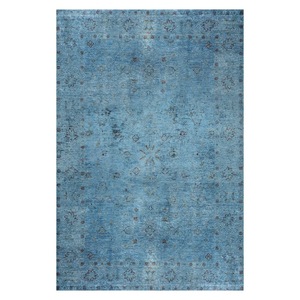 <b>RUGS</b> DEPOT LXDP-0613 Wholesale Blue Navy Contemporary Geometric Digital Printed Machine Washable Chenille Area <b>Rug</b> <b>Non</b> <b>Slip</b> - Product Image 1