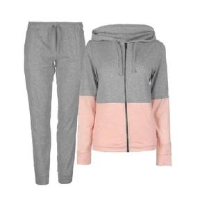 Women's Custom Logo <b>Summer</b> Lightweight Eco-Friendly 100% Cotton Set Zipper <b>Hoodie</b> Jogging Jacket Fleece Clothing Windproof - Product Image 5