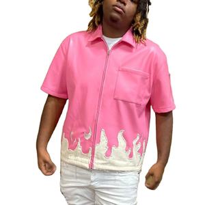 Summer breathable gym wear slim fit zip up t shirt for men short sleeve activewear casual sporty fashion training workout - Product Image 1