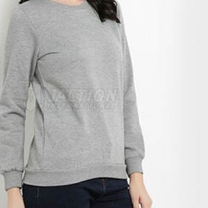 Sudaderas de manga larga de buena calidad para mujer, sudaderas de gran tamaño para mujer, sudaderas de algodón y poliéster para mujer - Product Image 3
