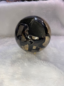 Esfera de Cristal Septariana Natural Premium, Esfera Druzy Pulida, Gema Mineral, Espécimen para Decoración del Hogar y Colección - Product Image 3