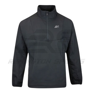 High Quality Fashion Half Zipper <b>Jacket</b> <b>Pullover</b> Custom Polyester <b>Men's</b> Windbreaker Half Zipper <b>Jacket</b> - Product Image 4