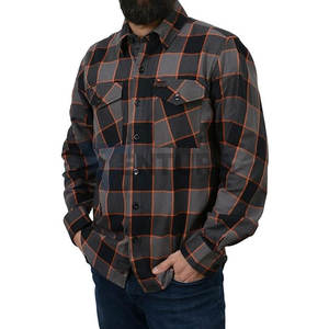 T-shirts en flanelle unie pour hommes de haute qualité 100% coton Séchage rapide Respirant Décontracté Col montant Coupe régulière Marque privée en vrac - Product Image 5