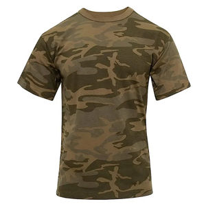 T-shirt tactique camouflage personnalisé pour homme 2025 – Coton et polyester, extérieur, noir, manches courtes – Offre prix usine - Product Image 5